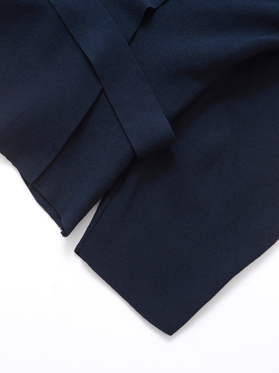 Blusa Tejida Larga con Cinturón para Mujer - Elegancia Moderna - Image 22
