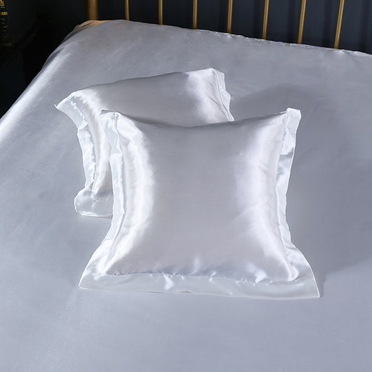 Funda de Almohada Cuadrada de Seda Pura - Image 3