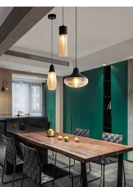 Lámpara Colgante de Cristal Moderna para Cafeterías y Restaurantes - Image 27
