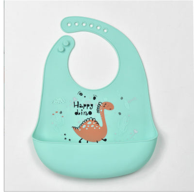 Babero Impermeable sin Lavar para Niños con Bolsillo Contenedor - Image 19