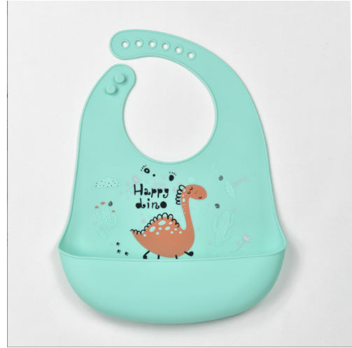 Babero Impermeable sin Lavar para Niños con Bolsillo Contenedor - Image 19