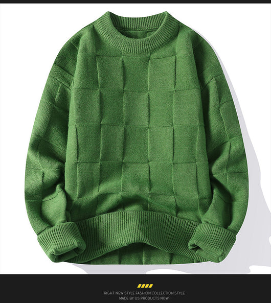 Suéter Minimalista de Cuello Redondo para Hombre - Image 5