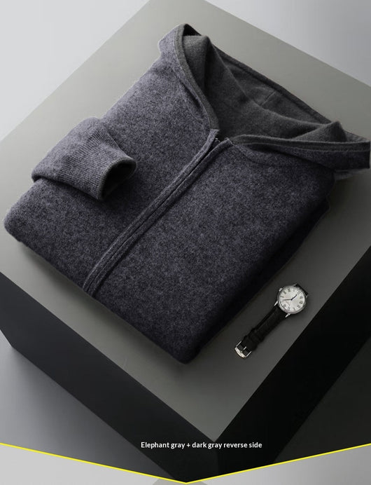 Chaqueta Tejida para Hombre con Bloques de Color - Image 13