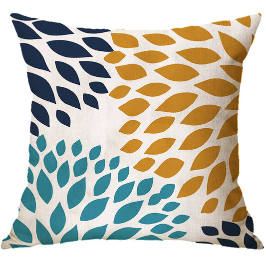 Funda de Almohada con Letras Geométricas Clásicas - Image 2
