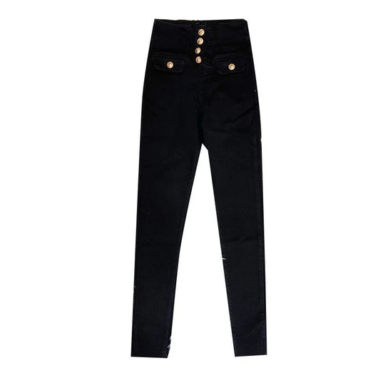 Jeans Skinny Talle Alto Elástico Estilo Coreano Mujer - Image 8