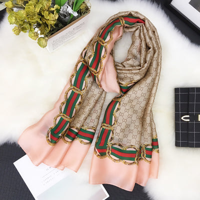 Bufanda de Seda Larga para Mujer - Primavera y Otoño - Image 8