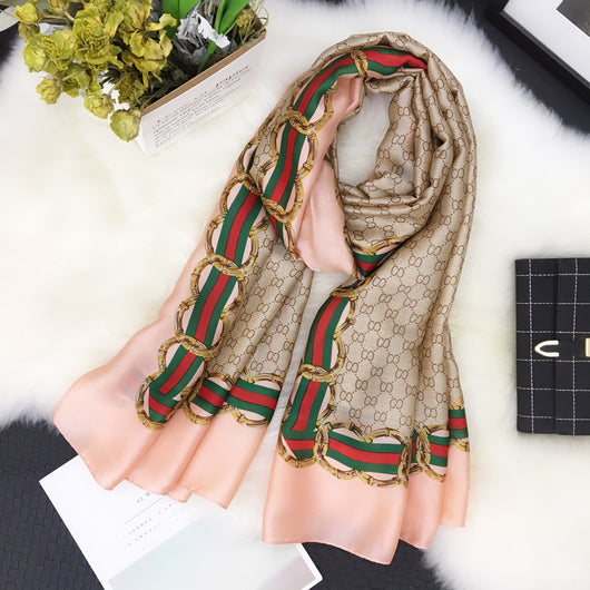 Bufanda de Seda Larga para Mujer - Primavera y Otoño - Image 8