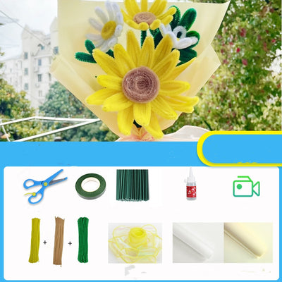 Kit DIY Ramo de Flores Hecho a Mano para Niñas - Día de la Mujer - Image 14