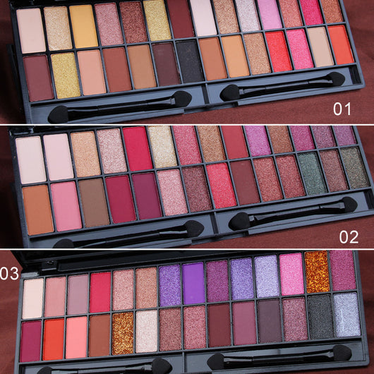 Paleta de Sombras Mate y Perladas 28 Colores para Ojos - Image 11