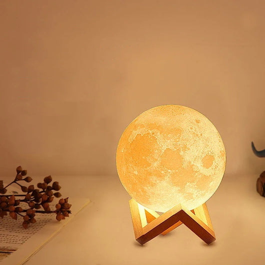 Lámpara de Mesa 3D Luna - Iluminación Romántica para San Valentín - Image 9