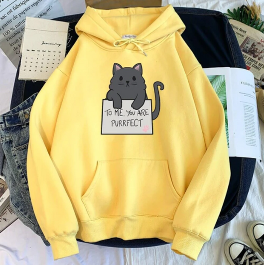 Sudadera Hoodie Niña Liso de Colores Sólidos