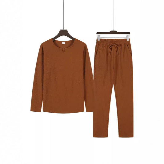 Traje Casual Hombre con Cintura Elástica y Bolsillos