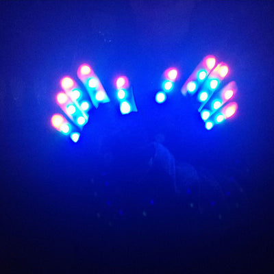 Guantes LED Navideños con Destellos de Colores Cálidos - Image 9