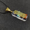 Crystal Semi-precious Stone Gravel Chakra Chakra Necklace Pequeño A