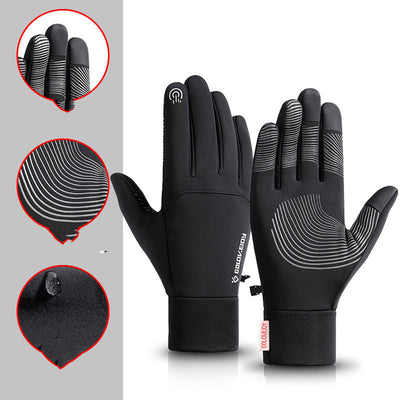 Guantes Deportivos Impermeables con Pantalla Táctil para Ciclismo y Esquí - Image 13