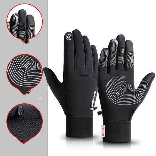 Guantes Deportivos Impermeables con Pantalla Táctil para Ciclismo y Esquí - Image 13