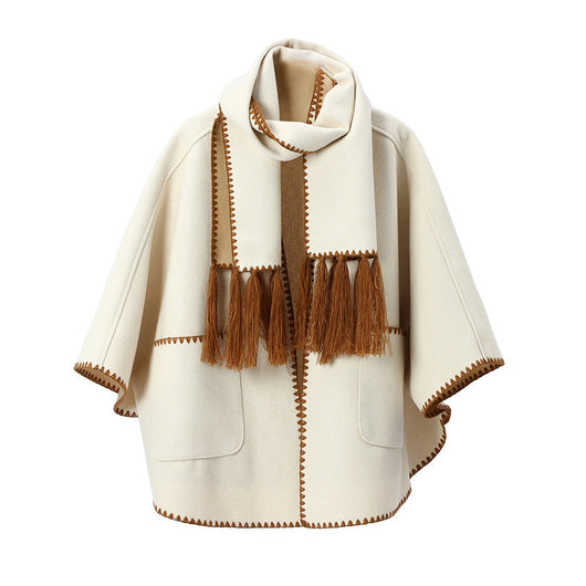 Chal Pashmina Camel Premium para Otoño e Invierno con Bolsillos - Image 8