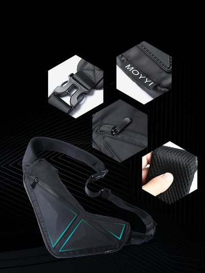 Bolsa Cruzada Deportiva Impermeable para Hombre - Image 9