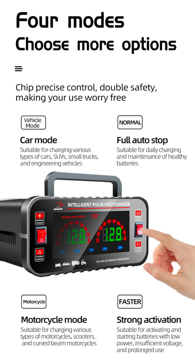 Cargador Inteligente Automático para Motos y Autos - Image 16