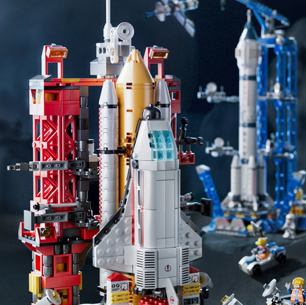 Modelo de Transbordador Espacial Chino - Bloques de Construcción Militar Educativo