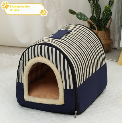 Cama Portátil para Mascotas Pequeñas y Medianas con Asa - Refugio Cálido y Acogedor - Image 13