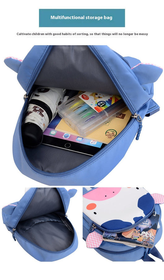 Mochila Escolar Infantil Animales Macaron - Diseño Adorable y Funcional - Image 25