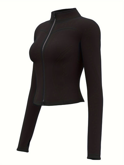 Chaqueta Deportiva Ajustada de Alta Elasticidad Transpirable Slim Fit - Image 17