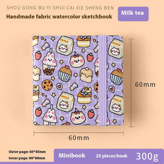 Cuaderno de Acuarela Portátil para Artistas - Formato Cuadrado - Image 8
