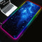 Mousepad RGB Cielo Estrellado Oversized Luminoso Antideslizante