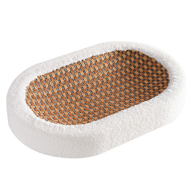 Nido Ovalado para Gatos con Tabla Rascadora de Sisal Resistente - Image 5