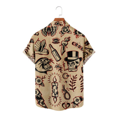 Camisa Hawaiana de Playa Manga Corta para Vacaciones - Image 3