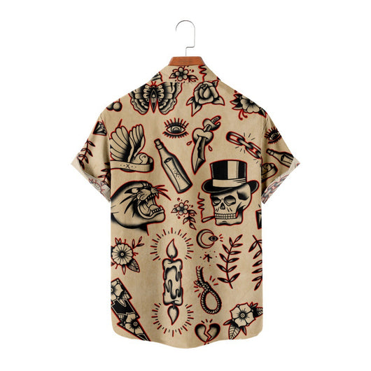 Camisa Hawaiana de Playa Manga Corta para Vacaciones - Image 3