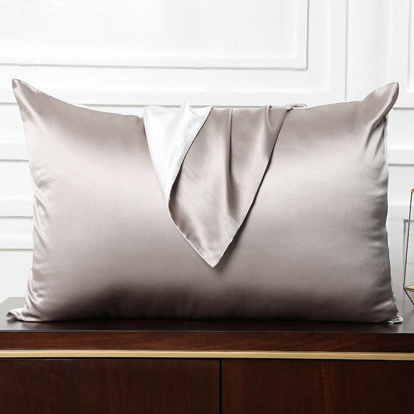 Funda de Almohada de Seda con Látex Natural
