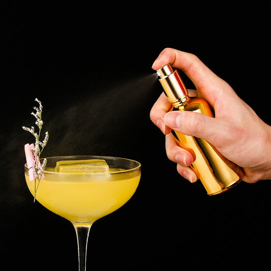 Botella Dispensadora de Perfume en Vidrio Transparente