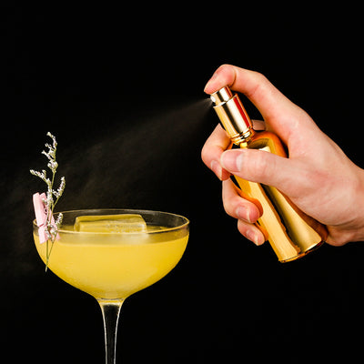 Botella Dispensadora de Perfume en Vidrio Transparente
