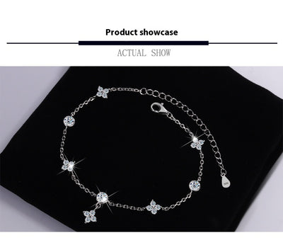 Pulsera de Moissanita Platinada en Plata 925 - Image 12