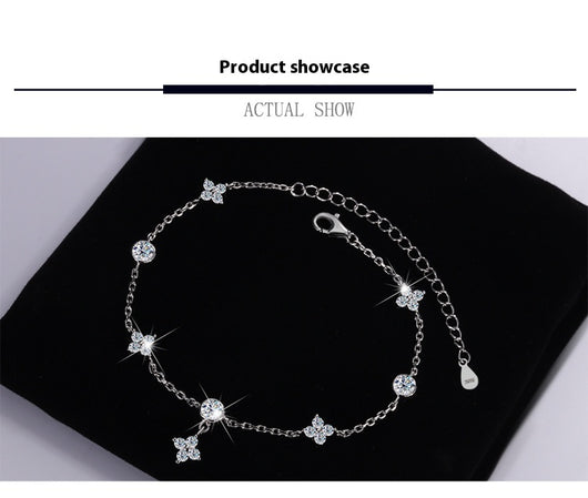 Pulsera de Moissanita Platinada en Plata 925 - Image 12