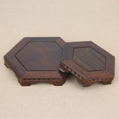 Base de Ébano para Talla de Madera - Soporte Profesional