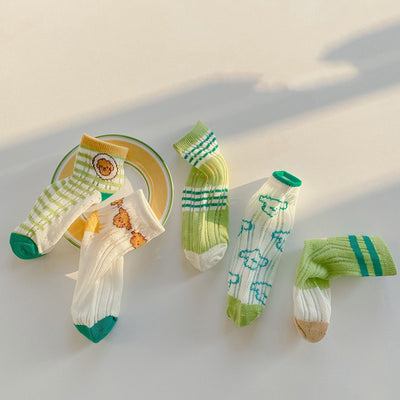 Calcetines de Malla Cuadriculados para Niños - Primavera y Verano - Image 18