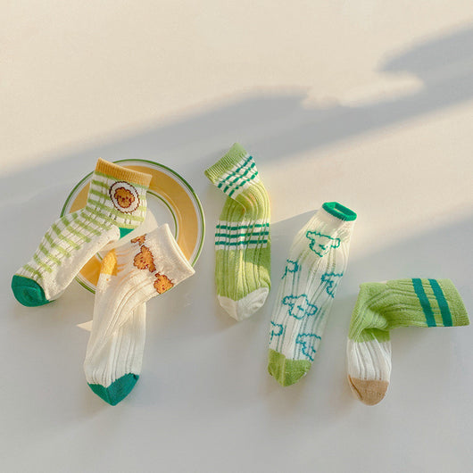 Calcetines de Malla Cuadriculados para Niños - Primavera y Verano - Image 18