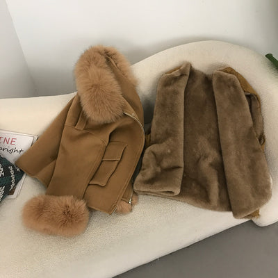 Abrigo de Lana Reversible Grueso para Otoño e Invierno - Image 28
