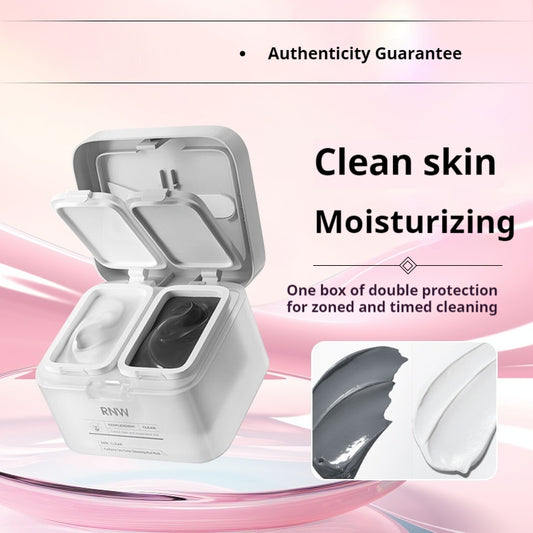 Mascarilla Facial Bicromática Limpiadora de Poros y Hidratante
