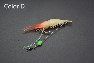 Señuelo Luminoso Biomimético Camarón Artificial para Pesca - Image 22