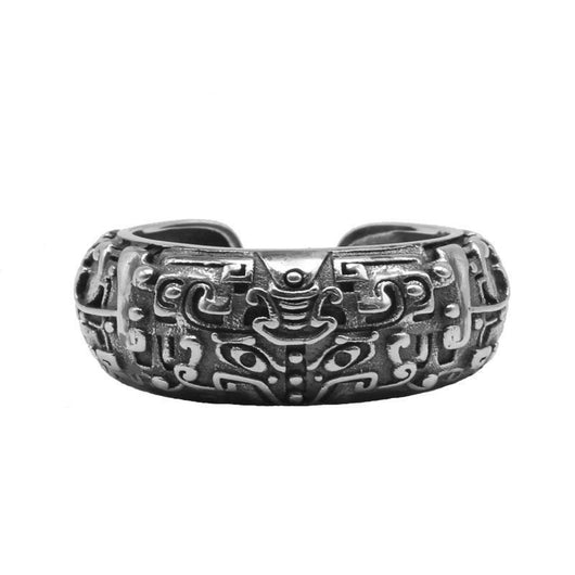 Anillo Ajustable Vintage de Apertura - Diseño Retro Dominante - Image 8