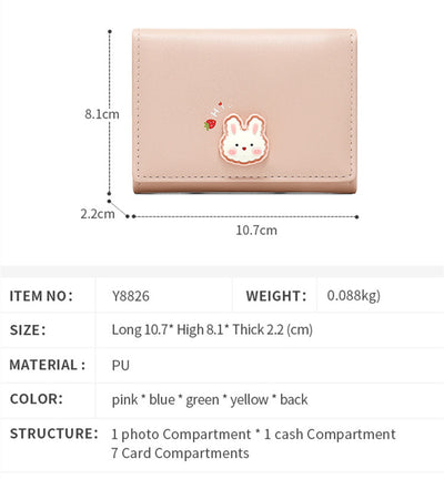 Monedero Compacto Tri-pliegue con Diseño Exclusivo para Mujer - Image 9