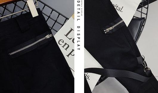 Pantalones Negros Cintura Alta Elásticos Ajustados para Mujer - Image 14