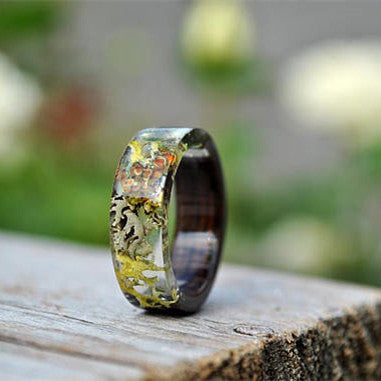 Anillo de Resina con Facetas Artesanal - Diseño Único y Personalizado - Image 6