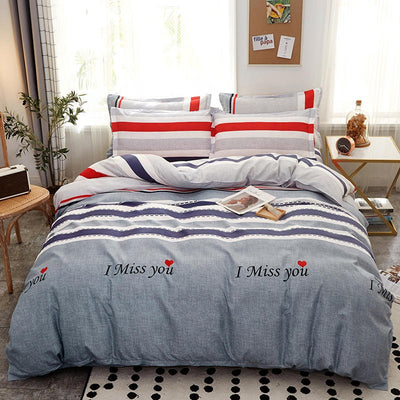 Juego de Cama Completo Algodón: Funda Nórdica, Sábanas y Almohada - Image 25