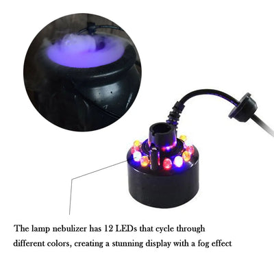 Máquina de Humo LED para Caldero de Bruja con Humidificador y Luces de Color Cambiante - Image 17
