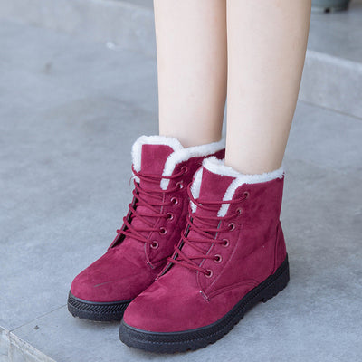 Botas de Nieve para Mujer Talla Grande con Forro de Felpa Artificial - Image 20